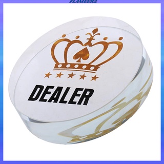 [Hotsale] อะคริลิค Texas HoldEm Poker Guard Chip Dealer ปุ่มกันรอยเหรียญ 1 ชิ้น