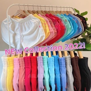 ส่งด่วนกทม.รับทันที 60สี 3XL เอว34+ กางเกงขาสั้นผู้หญิงสายฝอ ใส่สบาย สาวอวบ