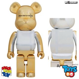 Be@rbrick MEDICOM TOY PLUS Gold Chrome Version 1000%