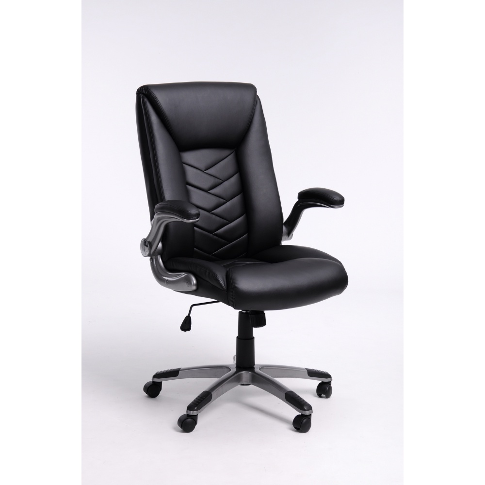 GlobalHouse SMITH เก้าอี้ผู้บริหาร รุ่น FRANCISCO ขนาด 67x74.5x107ซม. สีดำ สินค้าของแท้คุณภาพดี