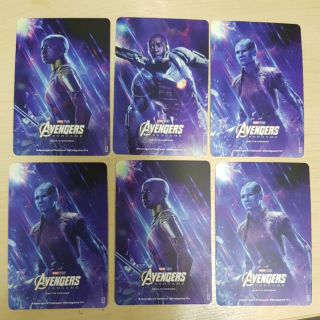 การ์ดกระดาษ Avengers