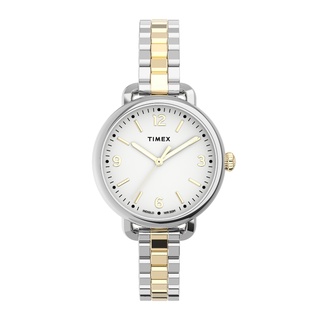 Timex TW2U60200  WOMENS STANDARD DEMI นาฬิกาข้อมือผู้หญิง สายสแตนเลส Silver/Gold หน้าปัด 30 มม.