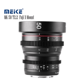 Lens MEIKE 50mm T2.2 Manual Focus Cinema Lens for Fuji X-Mount