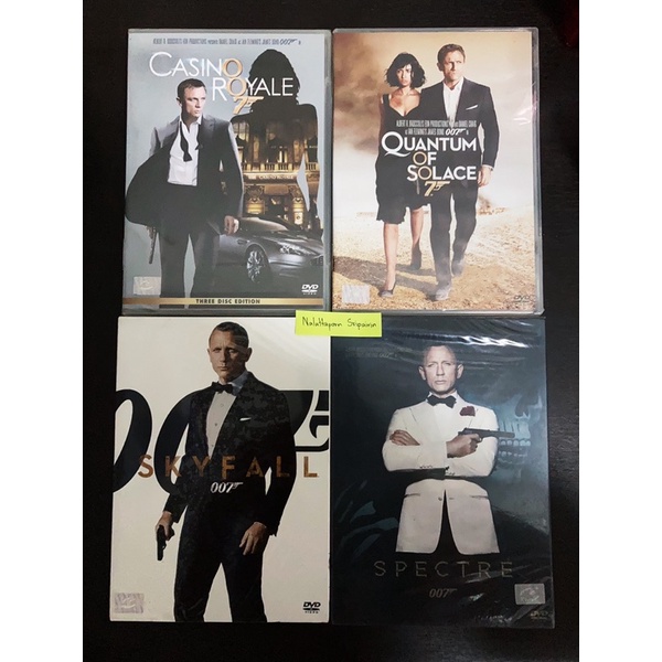 DVD เจมส์ บอนด์ 007 แดเนียล เคร็ก (Casino Royale, Quantum of Solace, Skyfall, Spectre)