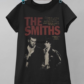 ผ้าฝ้ายคอกลมเสื้อยืด พิมพ์ลาย The Smiths สไตล์วินเทจ เรโทรfrom S-4XL