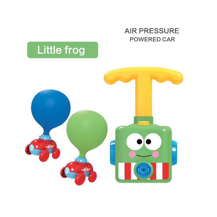 ส่งฟรี ราคาถูกเด็กพกพาของเล่นเพื่อการศึกษา DIY, ของเล่นปั๊มบอลลูน, บอลลูนพลังงานเฉื่อยชุดรถ Little frog-788 มีเก็บปลายทาง โดย MSleepToys