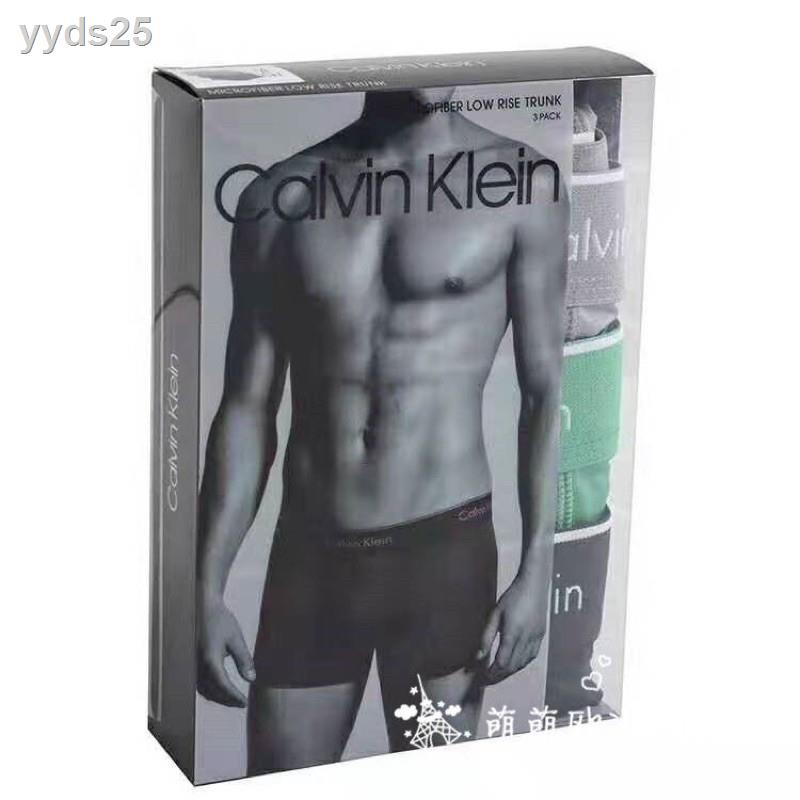 ❖❅✠Calvin Klein กางเกงในชายCK 1กล่องมี3ตัว แบรนแท้100% ระบายอากาศได้ดี สวมใส่สบาย ผ้าเนื้อดี สินค้าพร้อมส่ง กางเกงในชายB