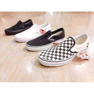 ลดราคาสุดๆ VANS Slip On ลายตารางหมากลุก,ขาว,ดำ Checkerboard (ไม่มีกล่อง)