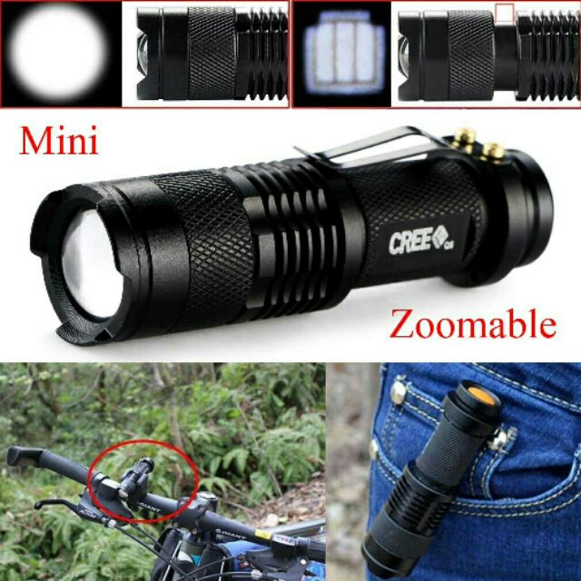 ไฟฉายจิ๋วแรงสูง  2 โหมด CREE Q5LED รุ่น SGAA145A-d