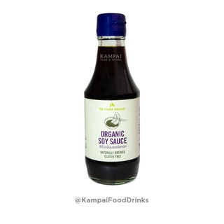 ซอสถั่วเหลืองญี่ปุ่น ออร์แกนิค ตราพีบีฟาร์ม (คีโต)  ORGANIC SOY SAUCE (KETO)  PB FARM  200 ml.