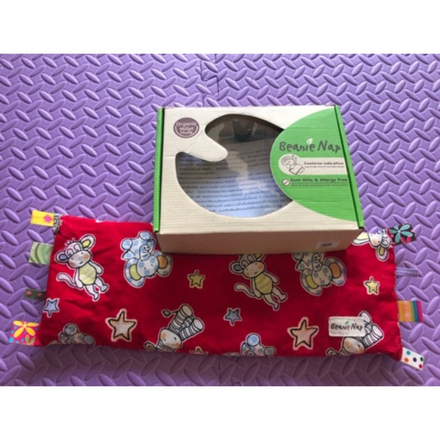 Beanie nap หมอนกันสะดุ้ง organic comforter baby pillow หมอนทารก