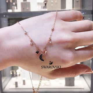 🔥พร้อมส่ง🔥Swarovskiแท้ใหม่ สร้อยคอ 2021swarovski ของแท้ ของแท้ 100% แท้单层星月项链