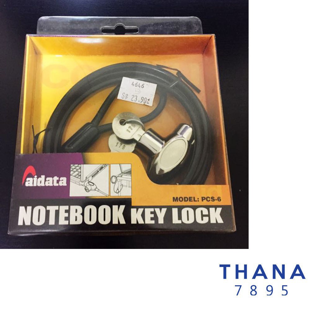 AIDATA Notebook Key Lock PCS-6