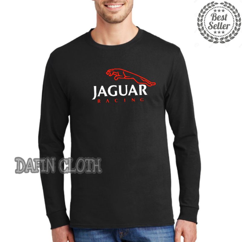 เสื้อยืดแขนยาวผู้ชาย Jaguar Racing