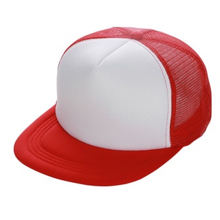 หมวก Hip Hop Snapback ด้านหลังแบบต่าข่าย สุดเท่ สี แดง