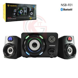 Nubwo Speaker Bluetooth (NSB-F01) ไฟ LED 7 สี