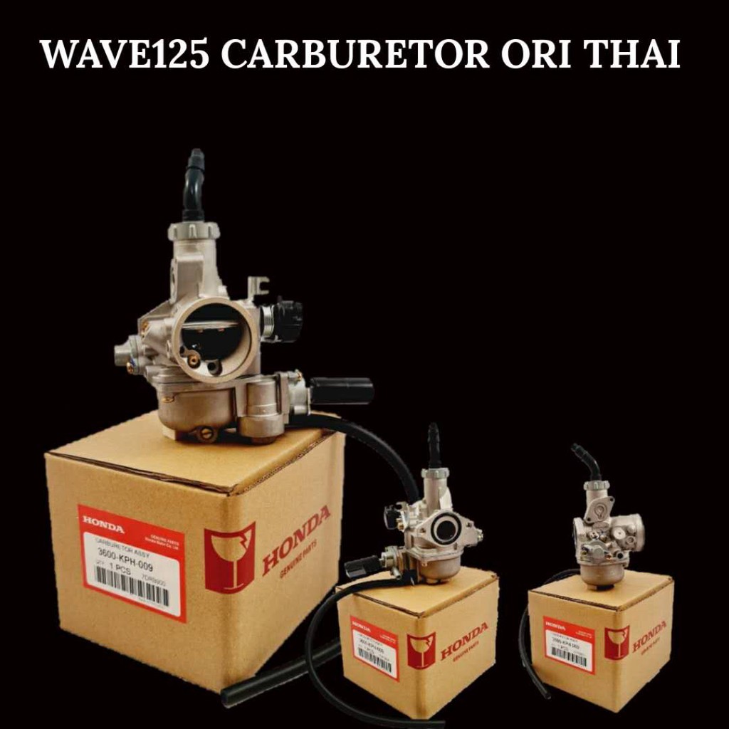 WAVE125 WAVE125S WAVE125X W125 WAVE100R HONDA CARBURETOR THAI KPH RUNFIRE2020