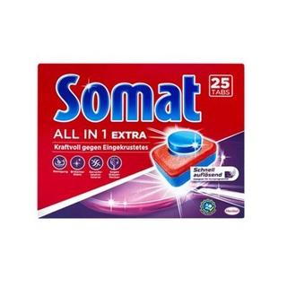 ก้อนล้างจานสำหรับเครื่องล้างจาน SOMAT 450 กรัม 25 ก้อน