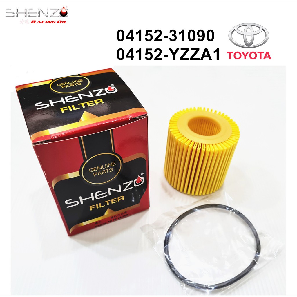 Toyota Camry Vellfire Alphard Lexus RX350 RX200 AGH30 04152-YZZA1 TOYOTA SHENZO High Flow กรองน้ํามั