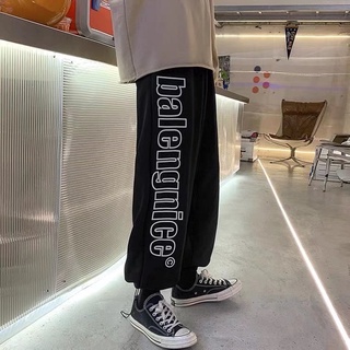 trousers【M-5XL】Japanese fashion mens jogging pants Personality trend tide brand harem pants Loose and comfortable casual pants College sweatpants