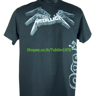 เสื้อยืดสุดเท่เสื้อวง Metallica เสื้อวงดนตรีร็อค เดธเมทัล เสื้อวินเทจ เมทัลลิกา MET1591Sto5XL