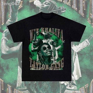 ☞№2022 แฟชั่นผ้าฝ้ายเสื้อยืดสำหรับ Man WIZ KHALIFA พิมพ์ Unisex t เสื้อครึ่งแขนรอบคอ top tee