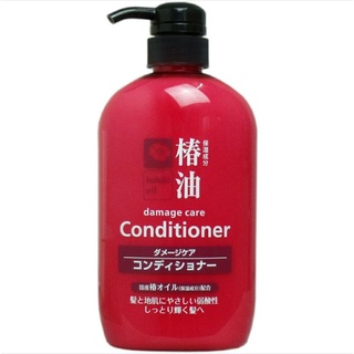 Tsubaki camellia oil damage care conditioner horse oil 600ml. ครีมนวด ทซึบากิออยล์