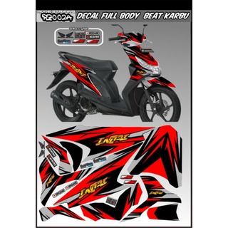 สติกเกอร์ คาร์บูเรเตอร์ ลายกราฟฟิค 2009/2012 สําหรับ honda beat