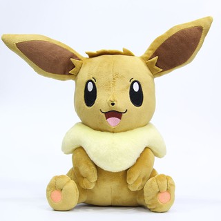 &lt; Available &gt; ตุ๊กตาอนิเมะ Pokemon Eevee ขนาด 30 ซม. ของเล่นสําหรับเด็ก