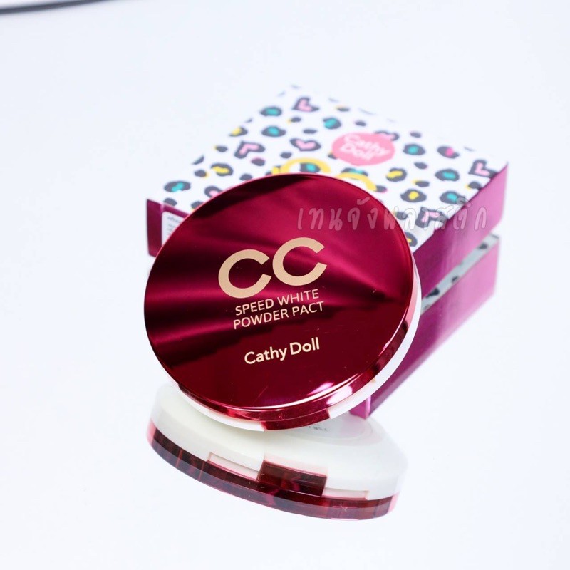 Tenjung : แป้ง Cathy Doll CC Speed White Powder Pact SPF40/PA+++ กันแดดดีเยี่ยม