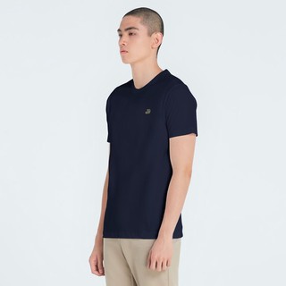 CROCODILE NAVY CUSTOM FIT CREW NECK T-SHIRT เสื้อยืดคอกลมสีกรม