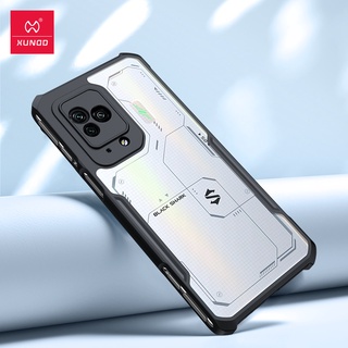 สําหรับ Black Shark 5 / 5 Pro เคส Xundd PC + TPU เกราะ กันชน ถุงลมนิรภัย กันกระแทก ป้องกัน ฝาหลัง แบบใส