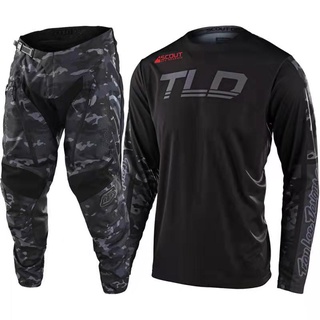 เสื้อกีฬาแขนสั้น ลาย TROY LEE DESIGNS Motocross Honda Jersey 2022 สําหรับรถจักรยานยนต์วิบาก