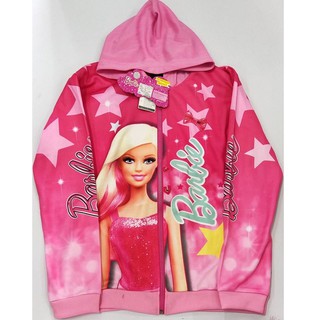 เสื้อกันหนาวเด็ก ลายการ์ตูน บาร์บี้ barbie ของแท้