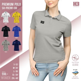 ขายส่งแพค10ตัว เสื้อโปโลกีฬาหญิง เสื้อโปโลสปอร์ตหญิง H3 SH-PREW1-00