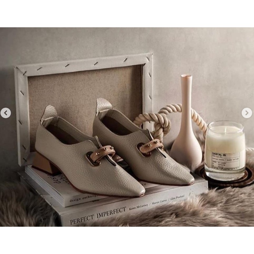 Oyster Footwear  รุ่น 3.3 THE RETOUR HEEL/ สี LAVENDER : Size39 ใส่ไปน้อยครั้งมาก ทำความสะอาดพื้นรอง