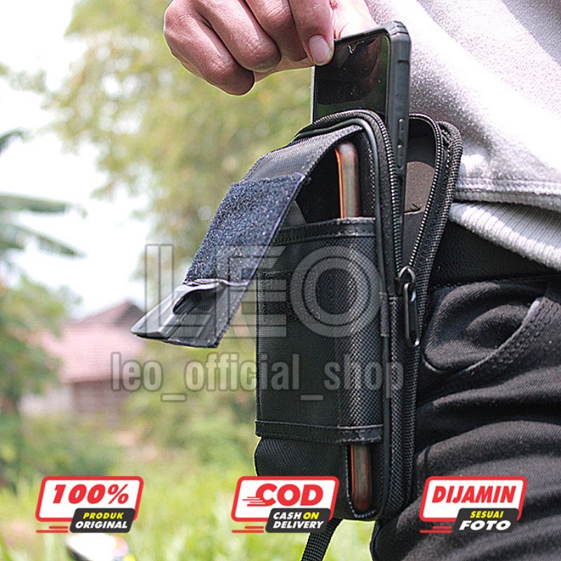 Hitam HP ผ้าใบเอวโทรศัพท์มือถือ Holster Holder Double Slot เอวโทรศัพท์มือถือกระเป๋าสตางค์กระเป๋า 6,8 นิ้วโทรศัพท์มือถือ Holster สีดําผู้ชายยุทธวิธีกระเป๋าโทรศัพท์มือถือกระเป๋าสตางค์กระเป๋า