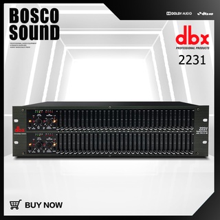 dbx EQ 2231 ทำซาวด์ คัตความถี่ EQ อีควาไรเซอร์ 31 + 31 ปรับแต่งเสียงร การแสดงบนเวที สุนทรพจน์ในการประชุม สมดุลเบสระดับมั