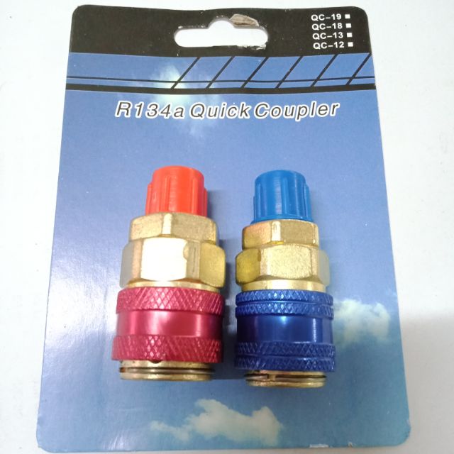 หัวอัดน้ำยาแอร์ R-134A หัวคู่