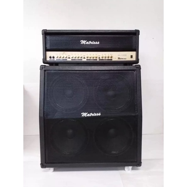 Matrixss GUITAR AMP  แอมป์กีตาร์หัวเทิร์น รุ่น GA100S พร้อมสายแจ็ค + ฟุตสวิสต์ หัวแอมป์ 1ตู้ ลำโพง 1