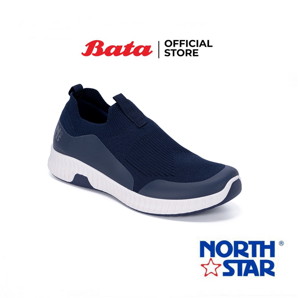 Bata บาจา ยี่ห้อ North Star รองเท้าผ้าใบสนีคเกอร์ ลำลอง สวมใส่ง่าย รองรับน้ำหนักเท้า สำหรับผู้ชาย รุ่น Clive สีกรมท่า 8599037