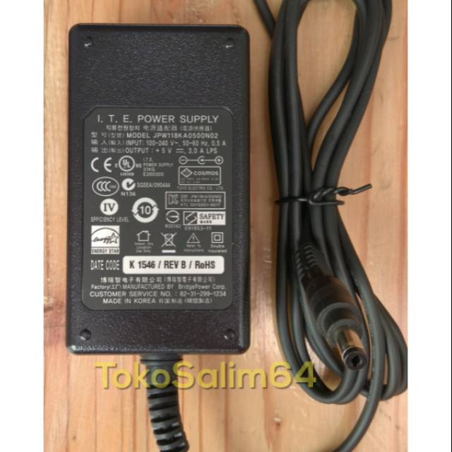 อะแดปเตอร์ ITE เกาหลี 5V 3A ดั้งเดิม