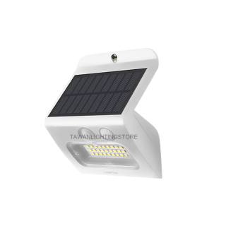 Lamptan โคมไฟติดผนัง โซล่าเซลล์ LED Solar Smart Sensor รุ่นLunar 3W แสงนวล ทำงานได้ 3 ระบบ