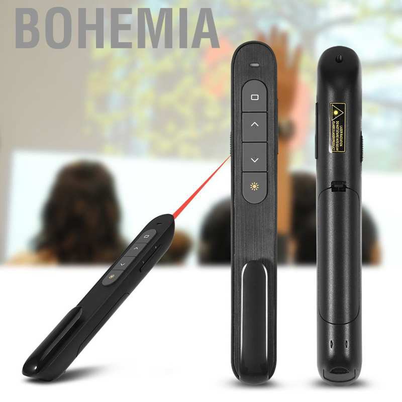 Bohemia Wireless Presenter Slide Pointer Clicker USB Laser Pen For ...