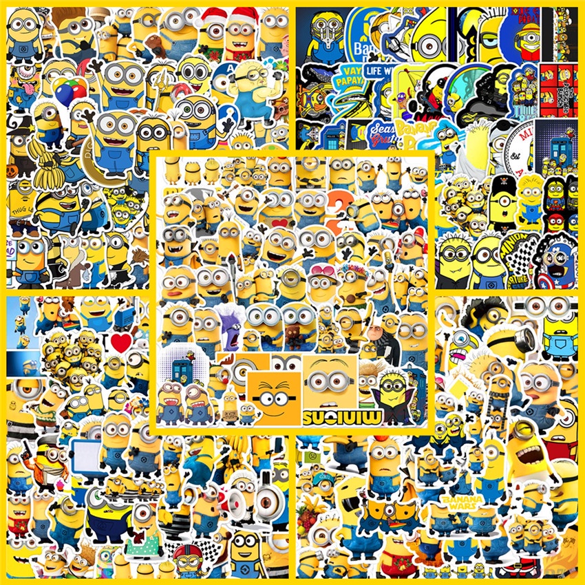 50 ชิ้น / ชุด ❉ สติกเกอร์ ลายมินเนี่ยน ❉ สติกเกอร์ Doodle แฟชั่น กันน้ํา DIY