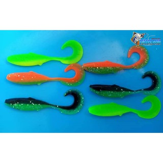 Minnow Mini Soft Bait (ปลายางหางหนอน)