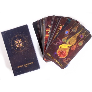 Orien Tarot Deck Future Telling การ์ดเกมของเล่นสําหรับครอบครัว