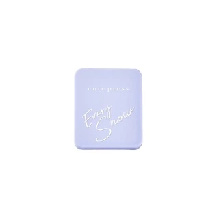 โฉมใหม่ Cute Press แป้งผสมรองพืนคิวเพรส สีฟ้า Evory Snow Whitening & Oil Control ขนาด 12g