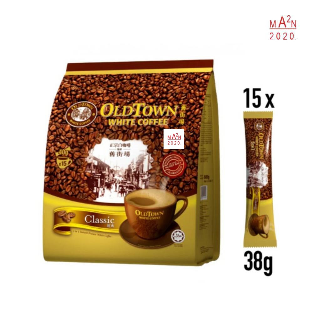 OLD TOWN White Coffee 3 In 1 Classic (คลาสสิก) กาแฟนำเข้าจากประเทศ