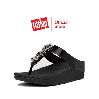 FITFLOP รองเท้าลำลองผู้หญิง GALAXY TOE-THONGS รุ่น CM2-090 สี BLACK รองเท้าผู้หญิง